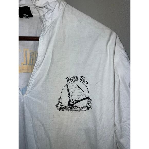 Vintage Tropical Touch Hoodie Cozumel Wind Surfing Surf Windbreaker M - Picture 4 of 14